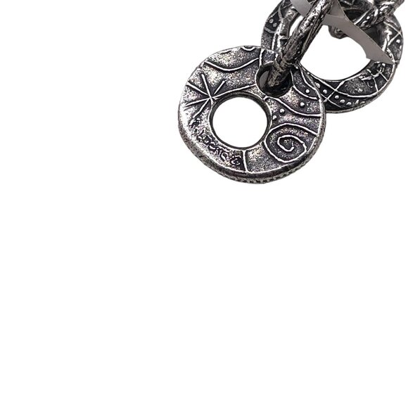 Patricia Locke Chunky Link Multi Crystal Chain Necklace RARE N229 #2 - Picture 6 of 6